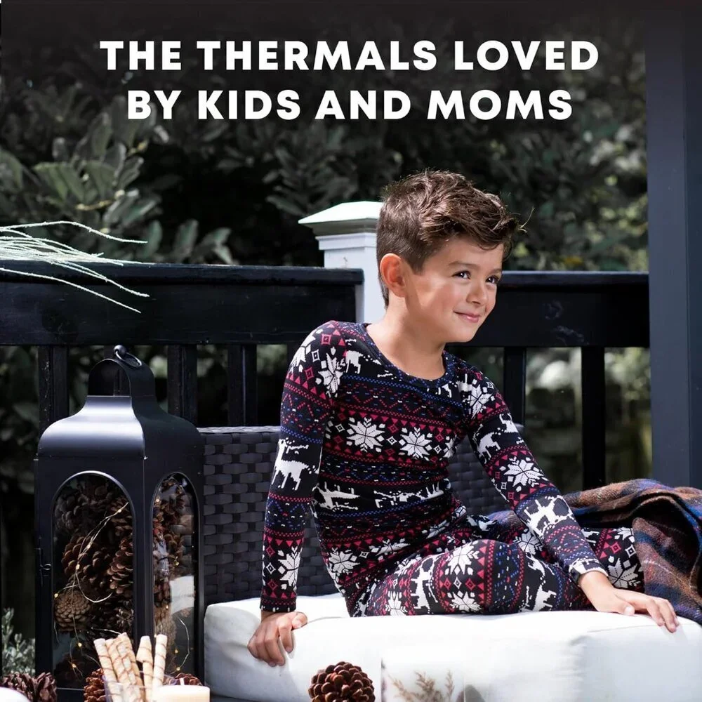 Thermal Underwear for Kids, Boys Thermals, Long Johns Underwear, Base Layer for